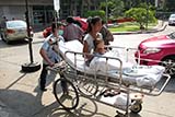 Journey to the operating theatre - Click for larger image