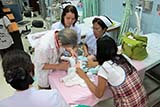Treating clubfoot using the Ponseti method - Click for larger image
