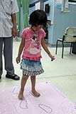 She can now walk and do all the other things that young children do - Click for larger image