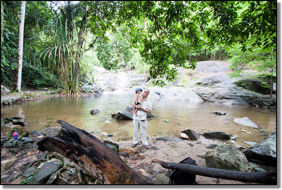 Exploring waterfalls near Hat&nbsp;Yai with my daughter