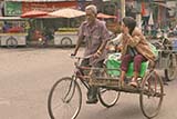 Man riding a bicycle in Hat&nbsp;Yai - Click for larger image