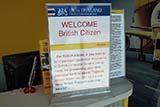 DHL passport replacement service - Click for larger image