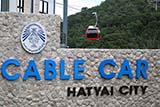 The Hat&nbsp;Yai cable car - Click for larger image