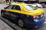 A Hat Yai metered taxi - Click for larger image A Hat Yai metered taxi - Click for larger image