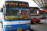 Buses to Phuket at Hat&nbsp;Yai bus station - Click for larger image