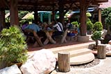 Ranu Seafood restaurant, Yo Island - Click for larger image