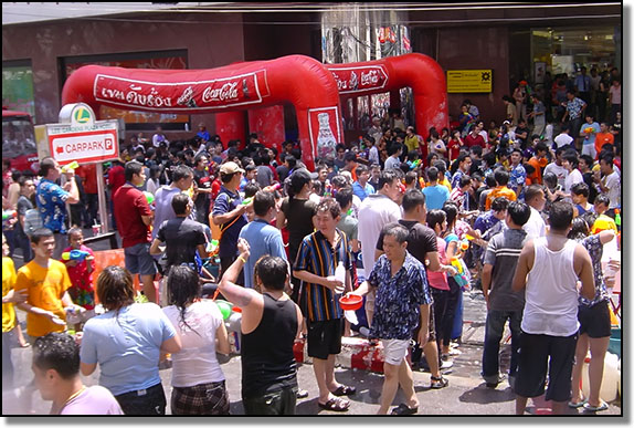 Songkran festival 2005 in Hat&nbsp;Yai