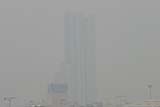 Smog from Indonesian forest fires - Click for larger image Smog from Indonesian forest fires - Click for larger image