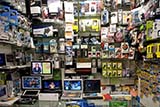 Electronic goods at Suntisuk market, Hat Yai - Click for larger image