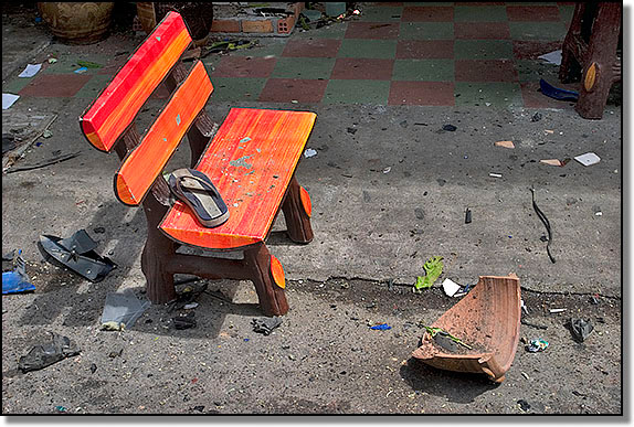 The aftermath of events on Saturday 16th September 2006