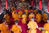 Thai Buddhist monks chanting - Click for larger image Thai Buddhist monks chanting - Click for larger image