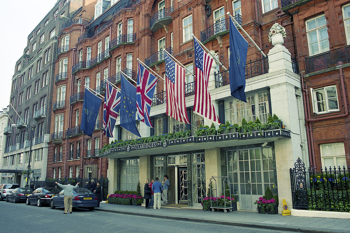 London's famous Claridge's Hotel