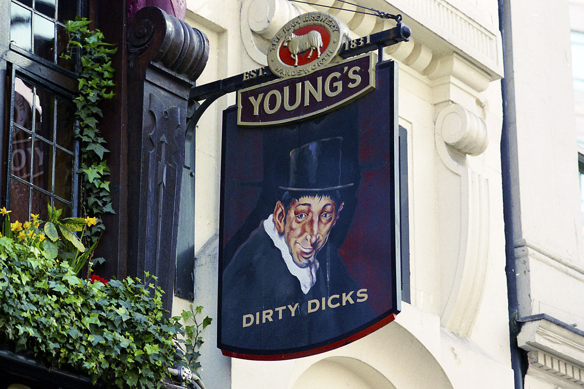One of London's famous watering holes, located near Liverpool St Station