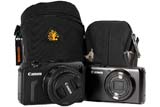 EOS M and S90 belt pouches - Click for larger image