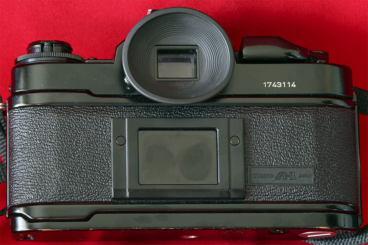 Canon A1 rear view