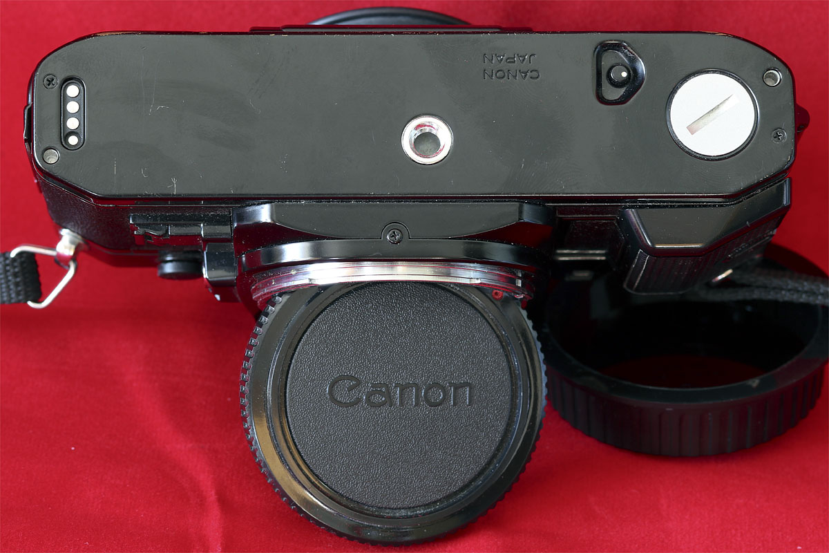Canon A1 bottom view