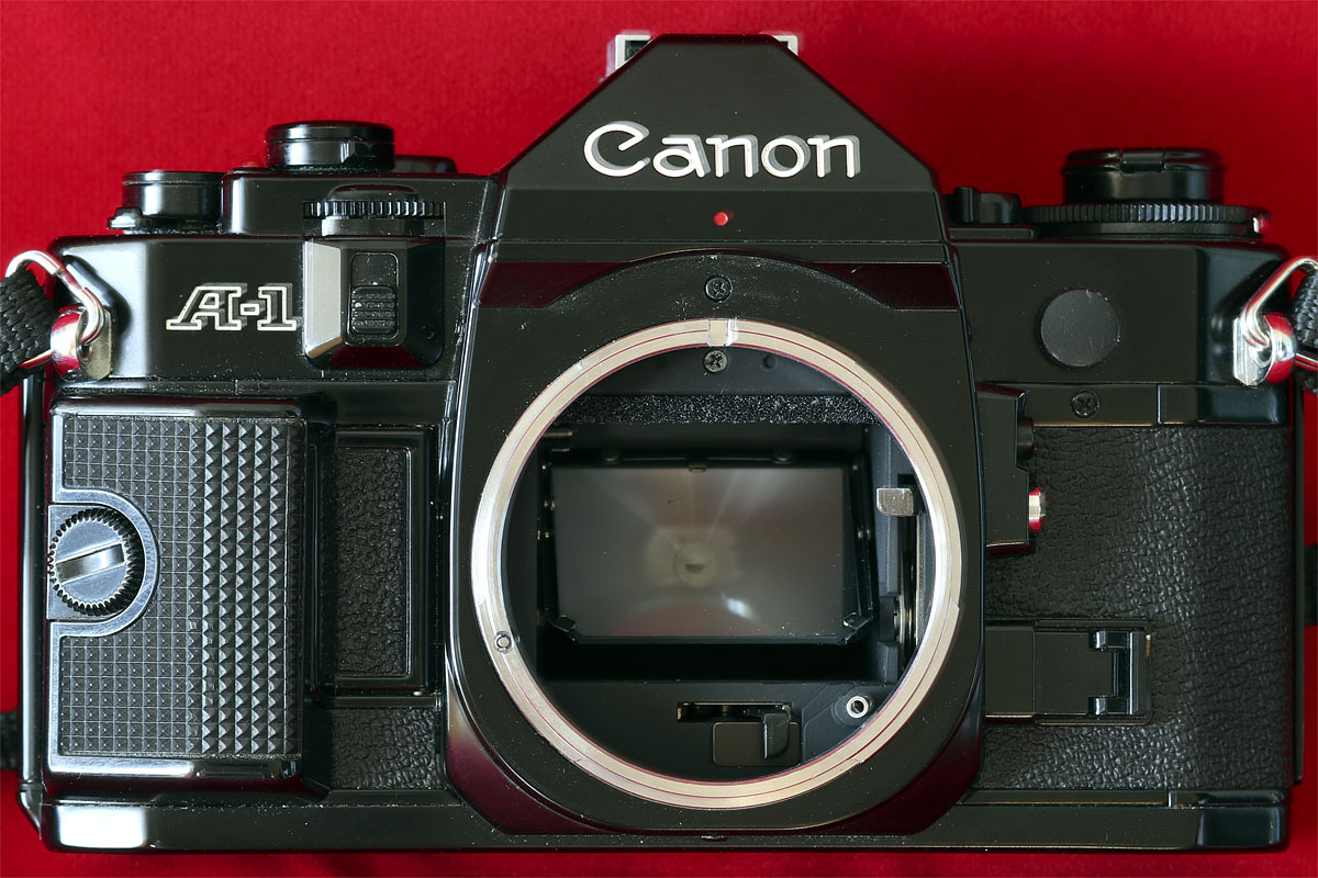 Canon A1 front view