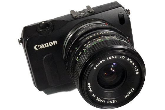 Canon FD 28mm f/2.8 lens