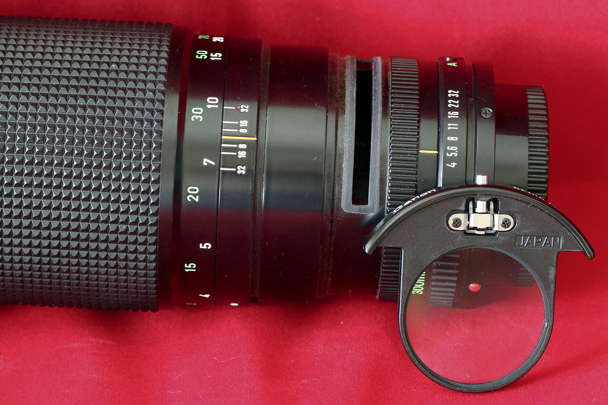 Canon FD 300mm f/4 Drop-In Filter