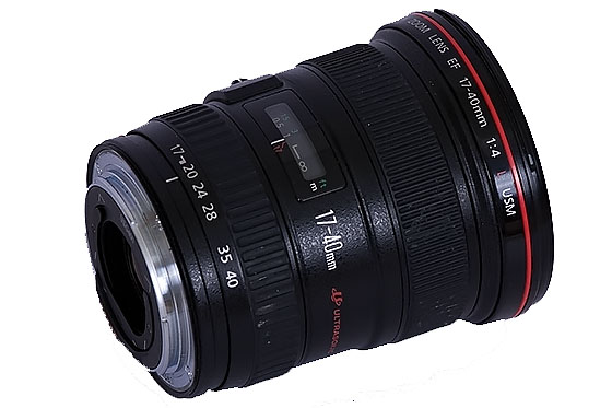 Canon EF 17-40mm f/4L lens