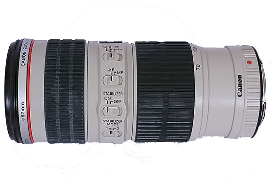 Canon 70-200mm f/4L IS lens