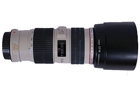 Canon 70-200mm f/4L IS lens