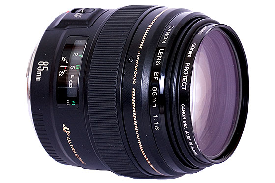 Canon 85mm f/1.8 lens