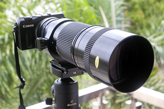 Canon FD 300mm f/4 lens