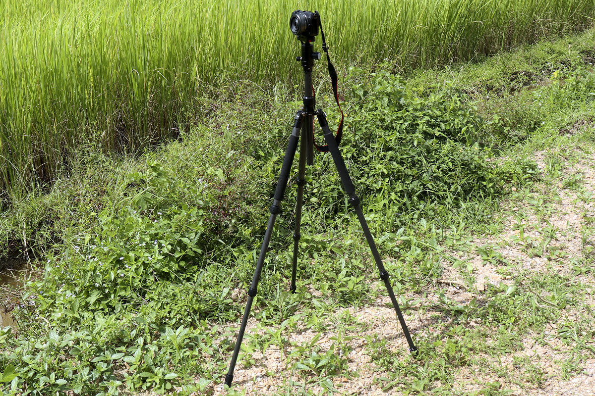Sirui T-024X Carbon Fiber Tripod Leg Position 1