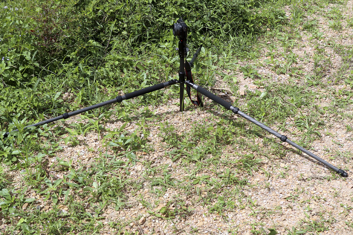 Sirui T-024X Carbon Fiber Tripod Leg Position 3