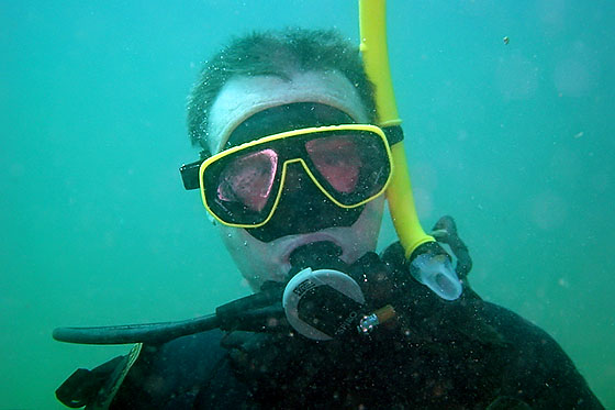 Me in the Similan Islands, Thailand in 2002
