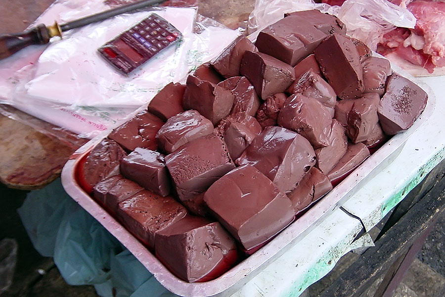 Pigs' liver, anyone?