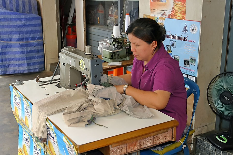 Roadside seamstress