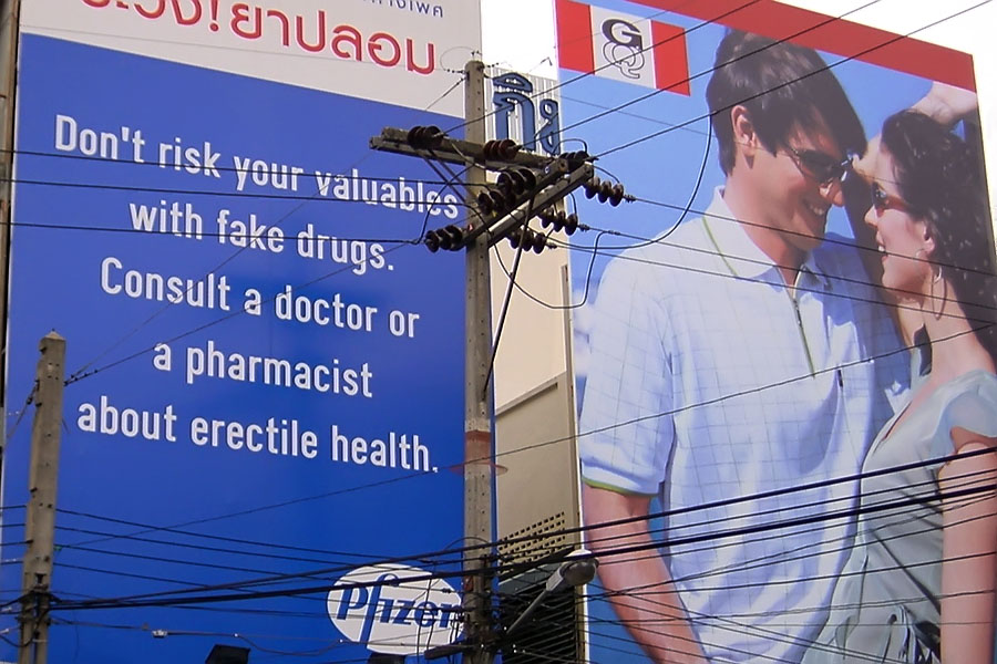 Viagra advert in Hat Yai