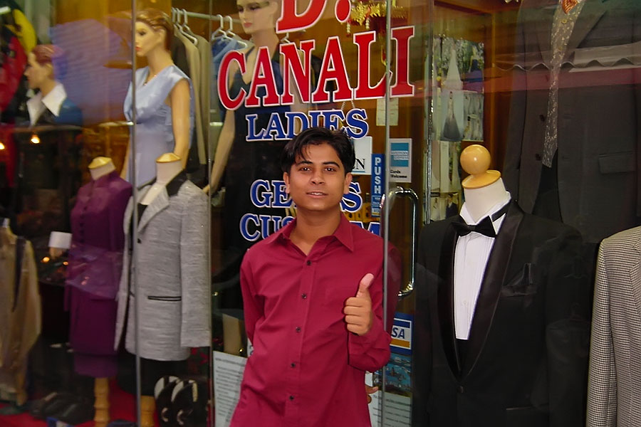 Indian tailor shop in Phuket
