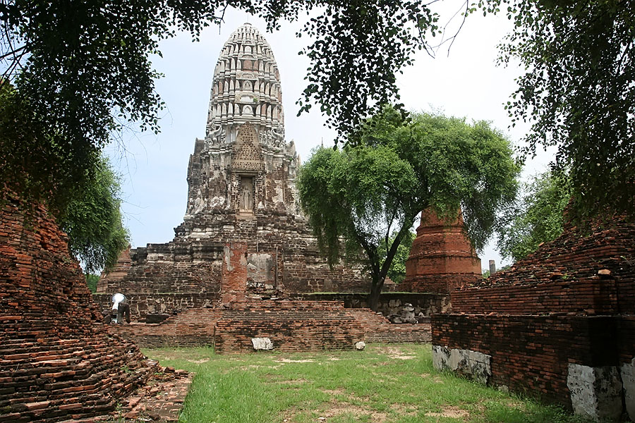 Temple in the old Siam capital of Ayuthaya