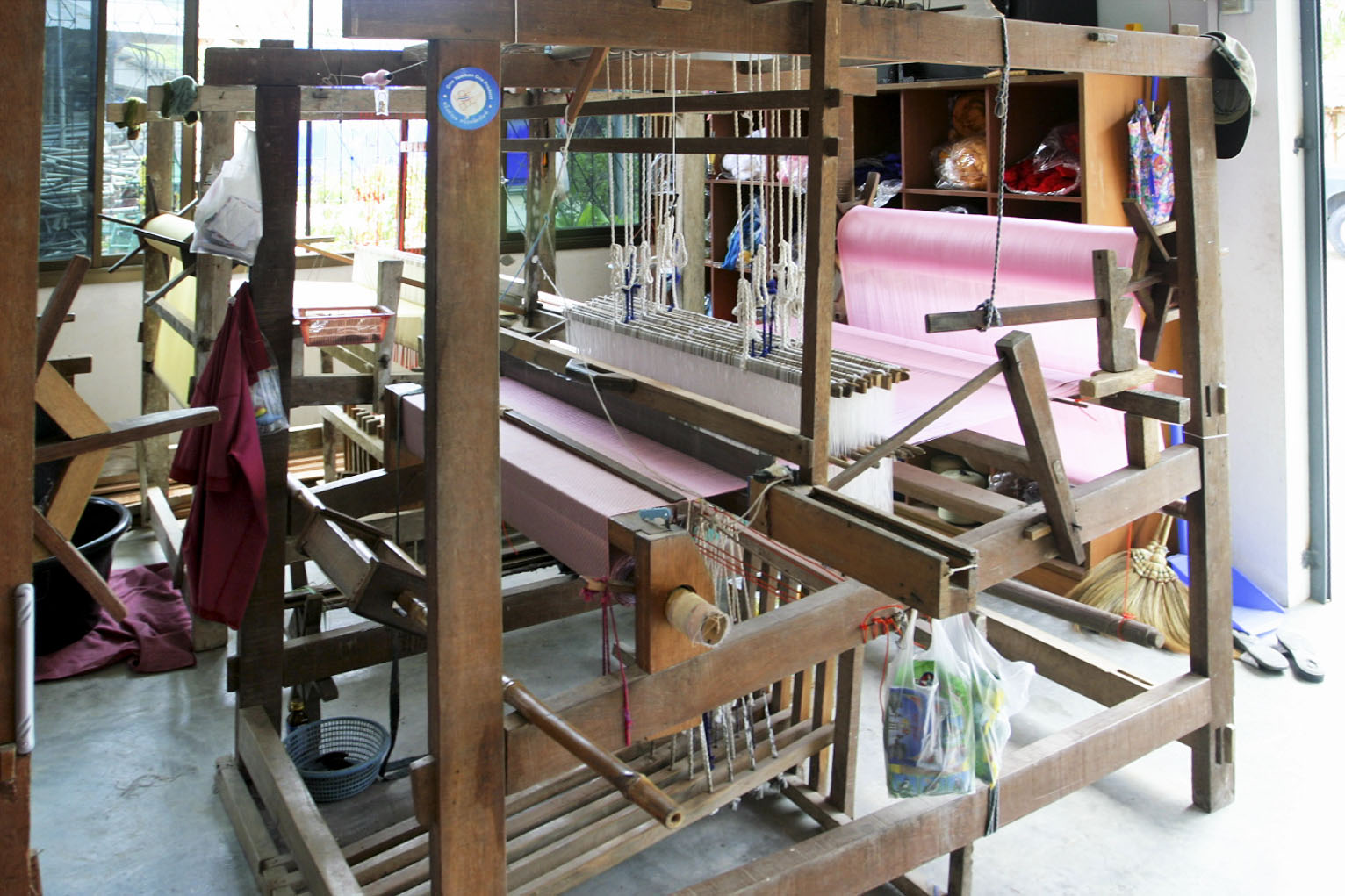 Hand loom on Yo island, Songkhla