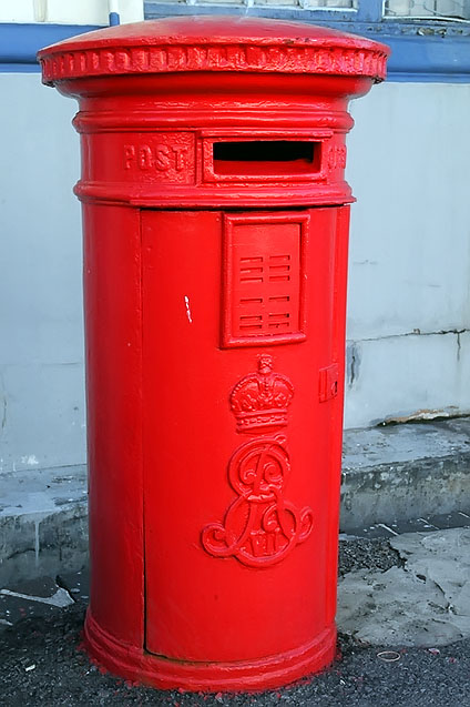 Classic British King Edward VII Pillar Box