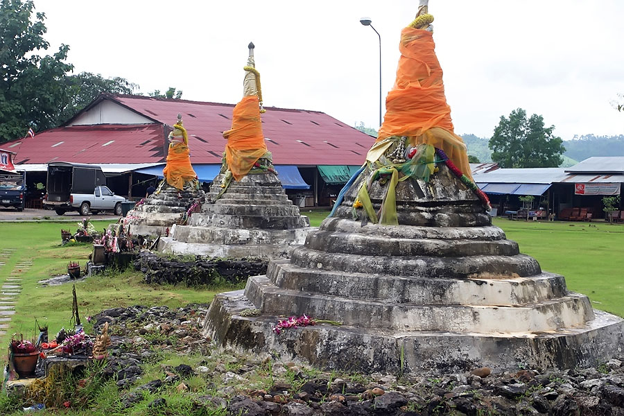 The famous three pagodas, Three Pagodas Pass, Thailand
