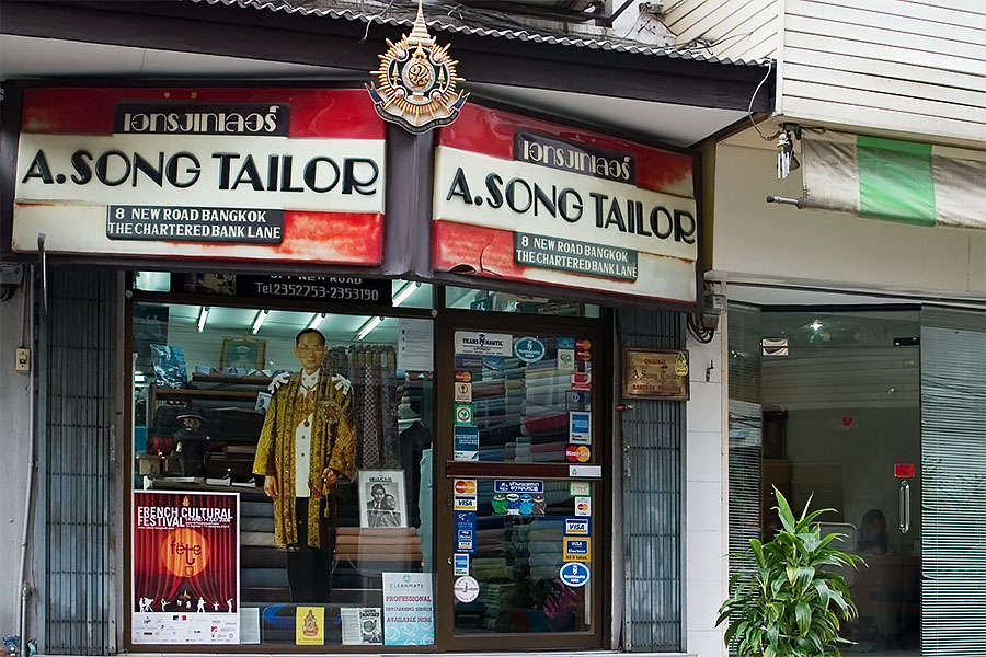 Reputable tailor shop in Bangkok