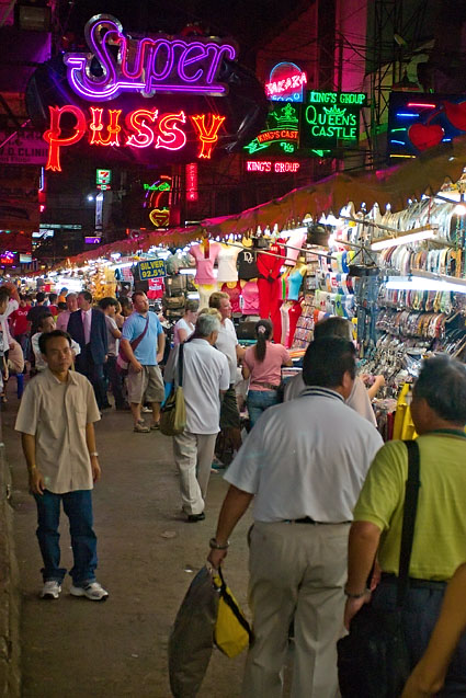 The Patpong red-light district of Bangkok