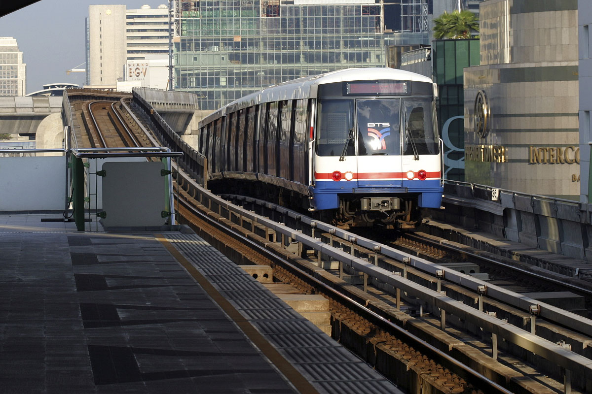 The BTS Bangkok Skytrain