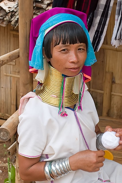 Long-necked Karen woman, Chiang Rai