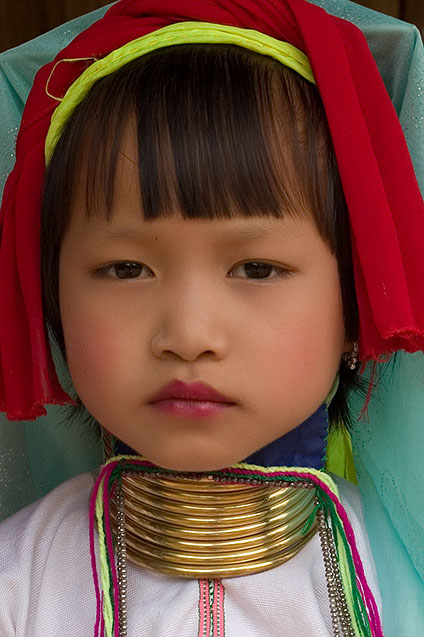 Karen hill tribe girl, Chiang Rai