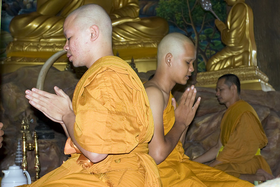 Buddhist Ordination Ceremony