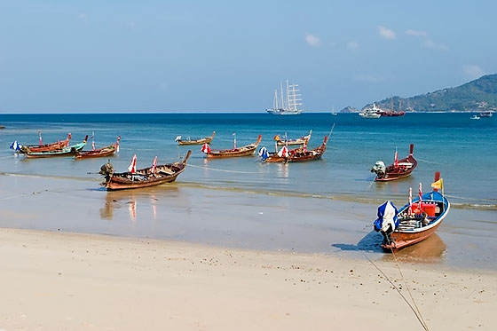 Scene showing the more attractive side of Patong