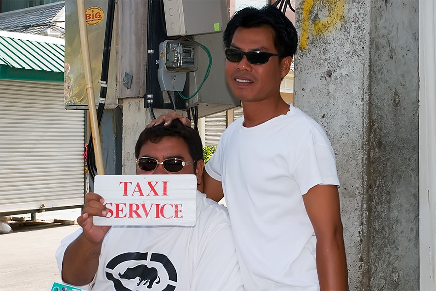 Taxi drivers in Patong
