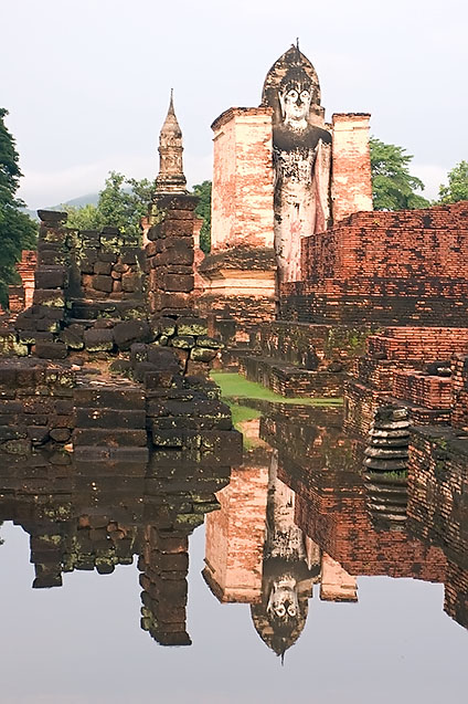 Reflections in the Old City, Sukhothai