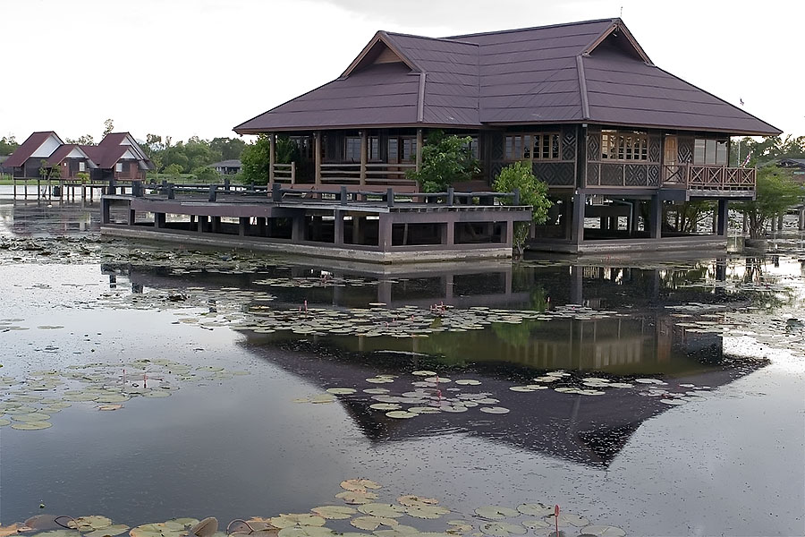 Accommodation at Thale Noi, Phattalung province, Thailand