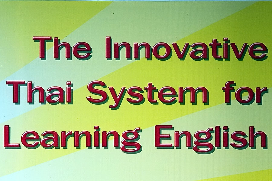 I still haven't found out what this innovative Thai system for learning English is all about